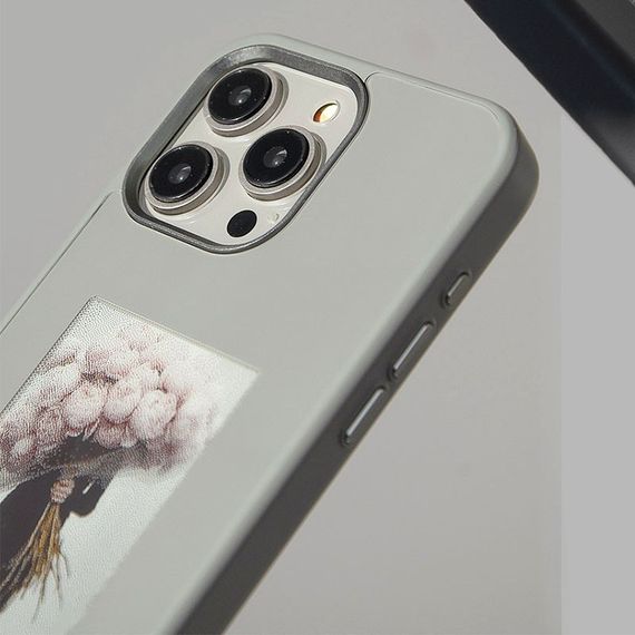 TPU+PC чохол Ink Show 2.0 для Apple iPhone 14 Pro (6.1") Grey | Зображення 2