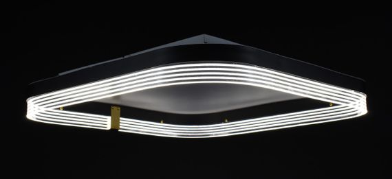 Люстра світлодіодна стельова LED світильник для квартири на стелю лед 27891 Білий 8х50х50 см. | Зображення 5