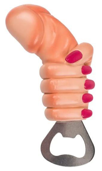 Металева відкривачка для пляшок Willy + Hand sexstyle | Зображення 3
