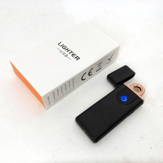 Электронная зажигалка спиральная подарочная, Сенсорная зажигалка с зарядкой от юсб LI-19 | Зображення 4
