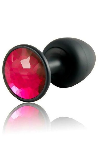 Анальна пробка Dorcel Geisha Plug Ruby M з кулькою всередині, створює вібрації, макс. діаметр 3,2см Sex Aura | Зображення 3