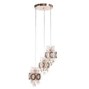 Люстра подвесная хрустальная LED 21W NW G (BR-01456S/3)
