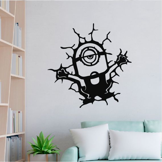 Панно декоративне картина на стіну Міньон пасіпака у стіні 300x300 acr-p000041