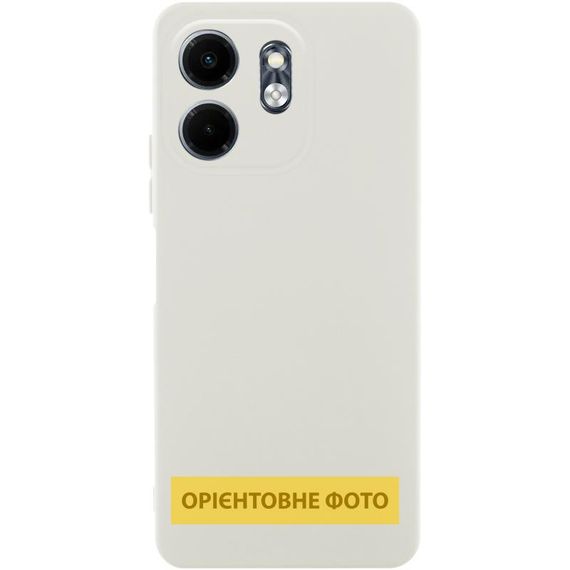 Чохол TPU GETMAN Liquid Silk Full Camera для Motorola Moto G05 / E15 4G Білий / White