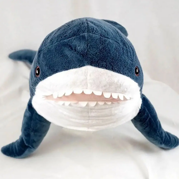 М'яка іграшка Акула-обіймашка 100 см, зручна та кумедна подушка у формі акули | Зображення 6