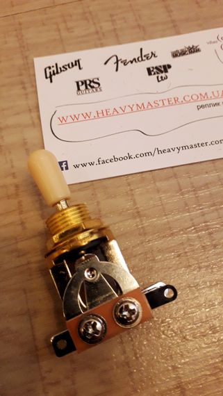 Перемикач тумблер switch для гітари електрогітари Gibson LP Les Paul SG ES gold беж | Зображення 1