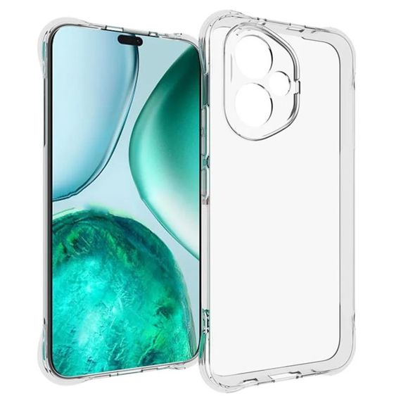 TPU чохол GETMAN Ease logo посилені кути Full Camera для Honor 400 Безбарвний (прозорий)