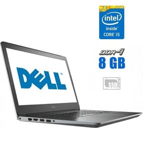 Ноутбук Б-класс Dell Vostro 5568 / 15.6" (1920x1080) IPS / Intel Core i5-7200U (2 (4) ядра по 2.5 - 3.1 GHz) / 8 GB DDR4 / 256 GB SSD / Intel HD Graphics 620 / WebCam б/у