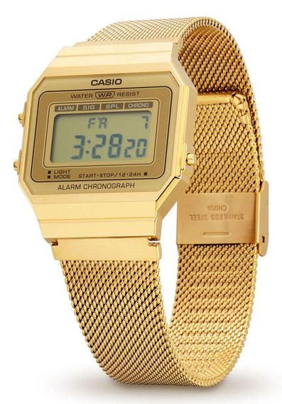 Часы мужские стильные наручные классика золотистые оригинал Япония Casio Collection A700WEMG-9AEF | Зображення 5