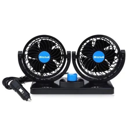 Автомобільний вентилятор 12V, HX-T304 (177-Х2) / Автомобільний вентилятор 12 вольт / Вентилятор в машину | Зображення 1