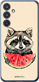 Чохол на Samsung Galaxy M35 5G Єнотик з кавуном "4605u-3738-2448"