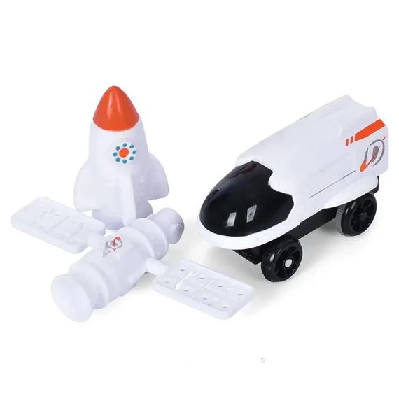 Космічний трек-конструктор з машинкою та космонавтами XPRO LT243173 (234573980_375) | Зображення 1