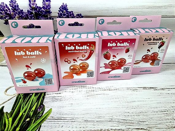 Вибухові збуджуючі кульки з ефектом холоду та тепла Balls lub Hot&cold Sex Aura | Зображення 8