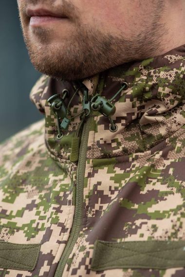 Військова куртка на флісі Soft Shell Military хижак | Зображення 6