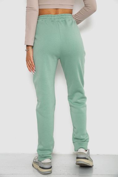 Спортивные штаны женские на флисе  -уценка, цвет мятный, 238R57020-U-7 | Зображення 3