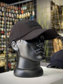 Тактична Бейсболка Чорна 4.5.0 , Глибока посадка + Сітка в середині Black