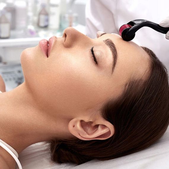 Мезороллер для кожи лица на 540 иголок, DERMA ROLLER / Массажер омолаживающий для лица | Зображення 5