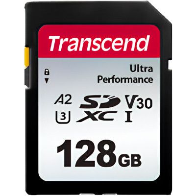 Карта памяти Transcend 128GB SD class 10 UHS-I U3 4K (TS128GSDC340S)