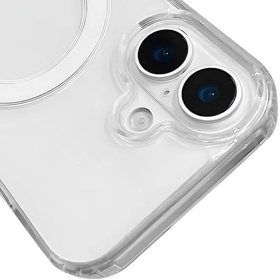 Чехол TPU Clear Case with MagSafe для Apple iPhone 16 (6.1") Clear | Зображення 7