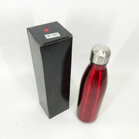 Туристичний термос пляшка UNIQUE UN-1022 500 мл холодних та гарячих напоїв зі сталі. Колір: червоний | Зображення 6