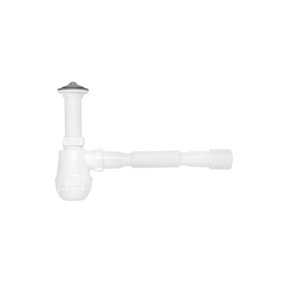 Сифон для кухонної мийки Kroner KRP - TW01 1 1/2"х40/50 мм