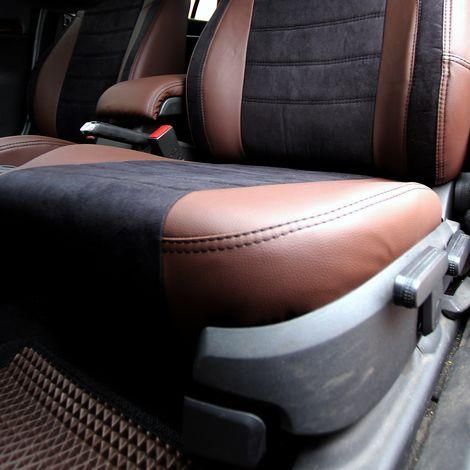 Чохли на сидіння з екошкіри та антари ВАЗ Kalina 1118 2004-2013 EMC-Elegant | Зображення 5