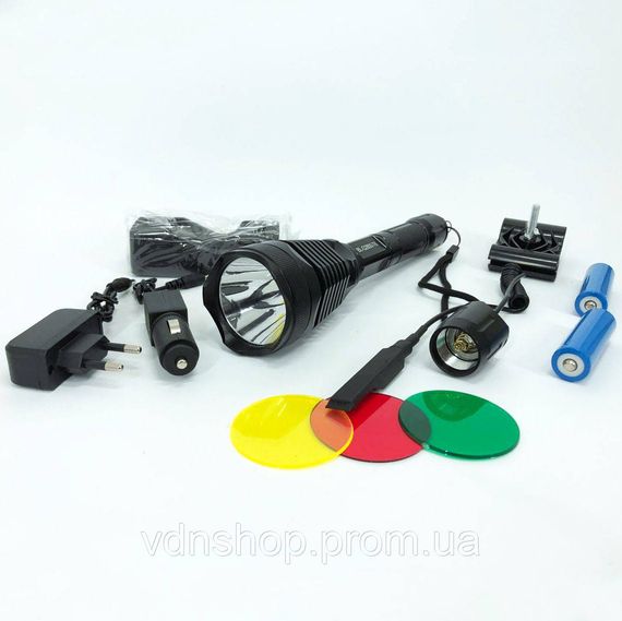 Переносной ручной мощный фонарь, Светодиодный рабочий фонарь перезаряжаемый портативный PX-93 | Зображення 7