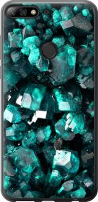 Чехол на Huawei Y7 Prime 2018 Кристаллы 2 "3674u-1509-17620"