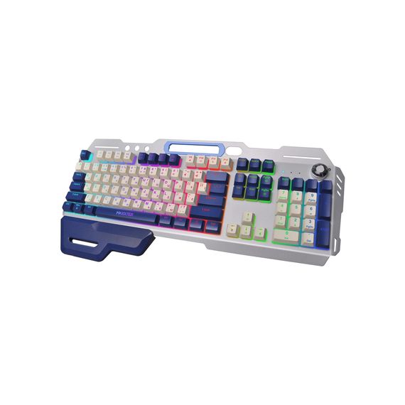 Клавіатура Maxxter KBG-RGB-01-UA RGB USB Metal (KBG-RGB-01-UA) | Зображення 1