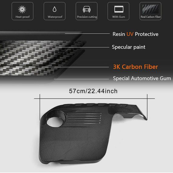 Кришка двигуна (для F82/F83, Карбон) для BMW 4 серія F-32 2012-2020 рр | Зображення 4