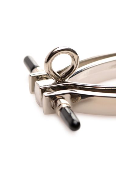 Затискач для статевих губ Master Series: Pussy Tugger Adjustable Vagina Clamp with Chain | Зображення 3