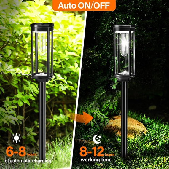 Комплект світильників для газону Solar Lawn Light Shinedo Y246 warm white комплект 2 шт | Зображення 2