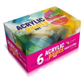 Набір акрилових фарб 5081-AC 6 штук по 20 мл