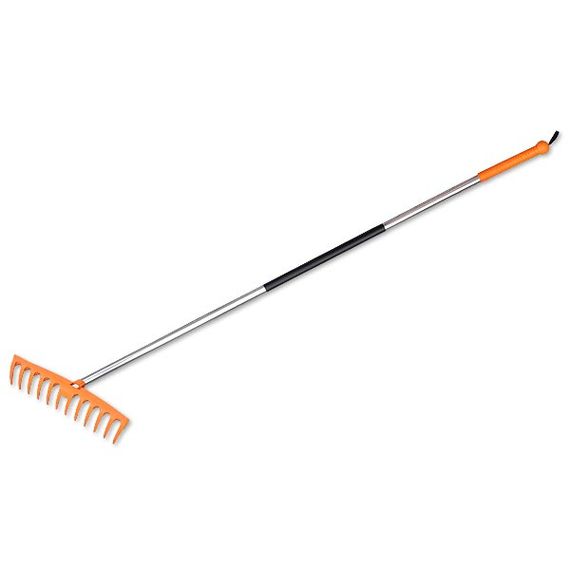 Граблі пластикові Bradas TQ 12 зубців з алюмінієвим черенком TQ-G12TA