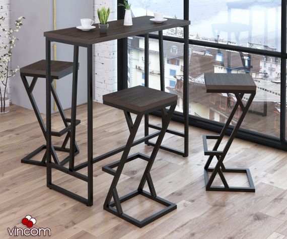 Стул барный Loft Design BS-2 венге | Зображення 1