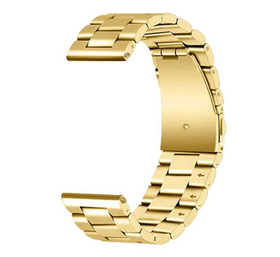 Металевий ремінець Primo для годинника Samsung Galaxy Watch 46mm (SM-R800) - Gold | Зображення 1