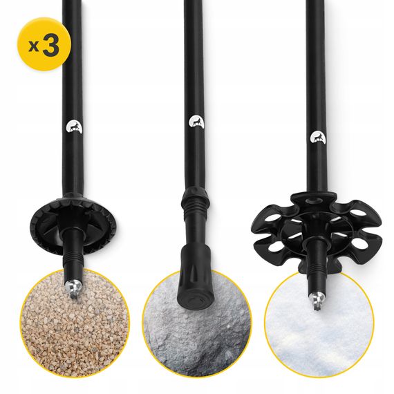 Трекінгові палиці Mountain Goat Peak+ 65-135 см Black/Pink (P-5905973404648) | Зображення 4