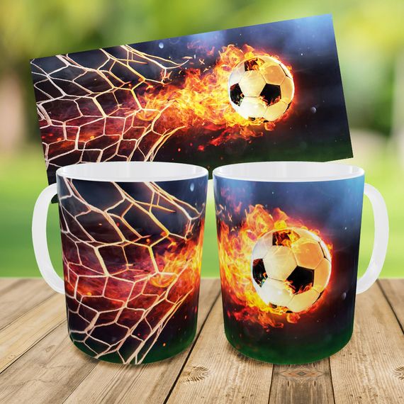 Набір: дитяча сумка-бананка+кружка Футбол 32х15см, бананка для хлопчика футболіста через плече на подарунок (00993) | Зображення 2