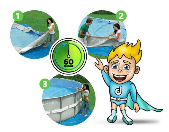 Басейн каркасний 21 в 1 INTEX 26732, 549 х 122 см, сірий (DM-26732-21W1) | Зображення 2