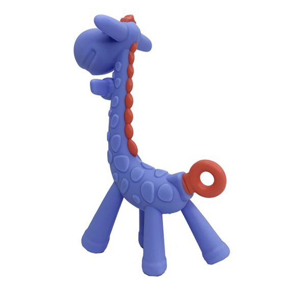 Силіконовий прорізувач "Жираф" MGZ-0416(Violet) у футлярі | Зображення 1