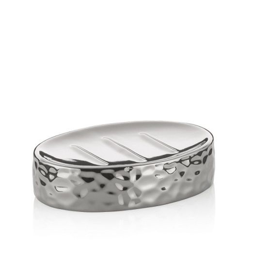 Мыльница Kela Sterling 23780 12х8.5х3 см серебристая