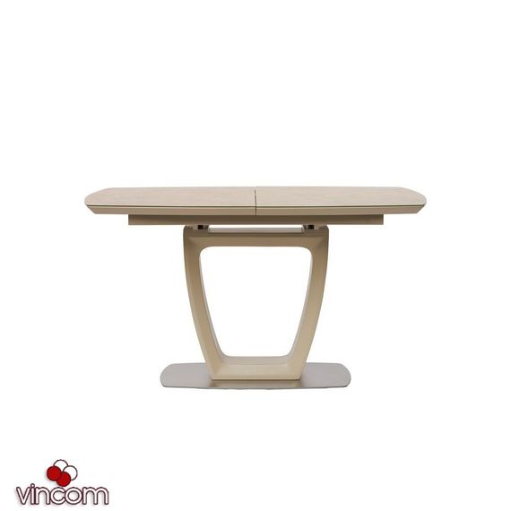 Стол раскладной CONCEPTO RAVENNA SAND СТЕКЛО 120-160 см бежевый СТОЛ РАСКЛАДНОЙ CONCEPTO RAVENNA SAND СТЕКЛО 120-160 СМ БЕЖЕВЫЙ | Зображення 1