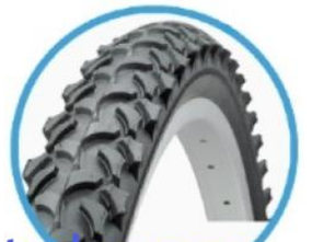 Велосипедна шина 14 * 2,125 DURRO BH-102 Косичка шиповка