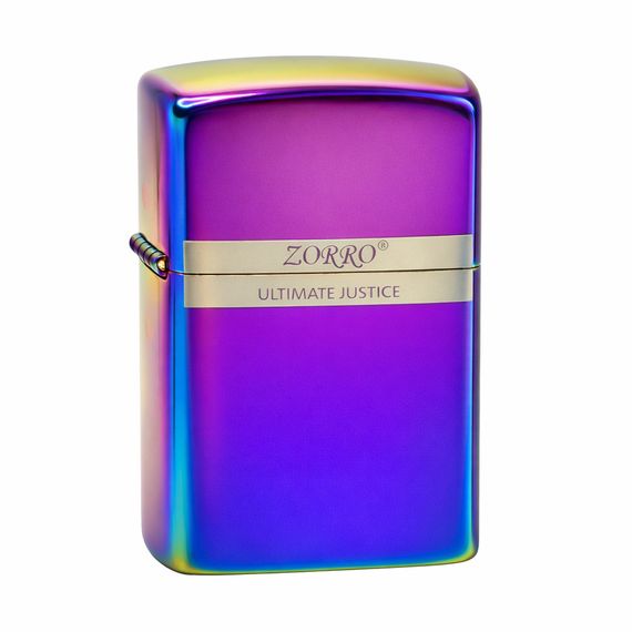 Бензиновая Зажигалка Зорро Zorro Ultimate Justice Rainbow