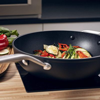 Сковорода KitchenAid Wok FHA 30 см з керамічним покриттям (CC005696-001) | Зображення 4
