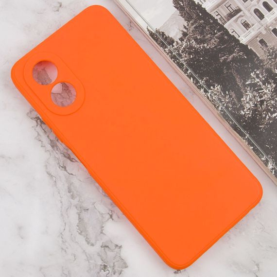 Силиконовый чехол Candy Full Camera для Oppo A38 / A18 Оранжевый / Orange | Зображення 1