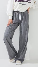 Штани прямі з візерунком жіночі LAWA WTC02467 XL Сірий shop (2000999551130)