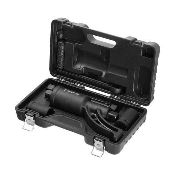 Ключ балонний роторний для вантажівок 1:68, 5200 Нм, головки 32, 33 мм, пластиковий кейс INTERTOOL XT-0002 | Зображення 2