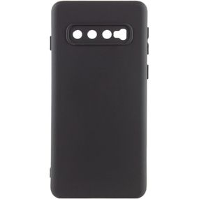 Чохол накладка Silicone Cover Lakshmi Full Camera (A) для Samsung Galaxy S10, Чорний / Black
