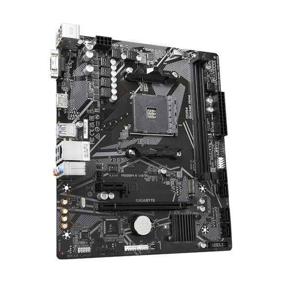 Материнська плата GIGABYTE A520M K V2 | Зображення 1